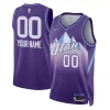 Unique Utah Jazz Nike Unisex 2024/25 Custom Swingman Jersey City Edition Purple