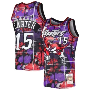 Unique Vince Carter Toronto Raptors 1998/99 Hardwood Classics Lunar New Year Swingman Jersey Purple