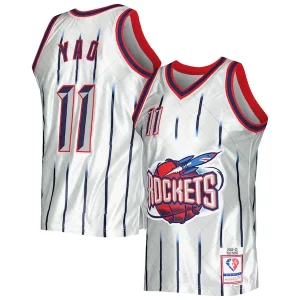 Unique Yao Ming Houston Rockets 2002/03 Hardwood Classics 75th Anniversary Swingman Jersey Platinum