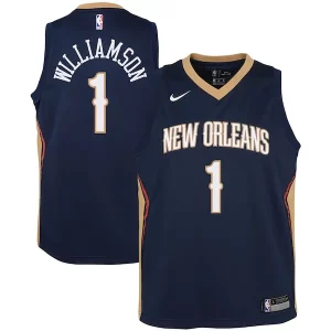 Unique Zion Williamson New Orleans Pelicans Nike Youth Swingman Jersey Icon Edition Navy/White
